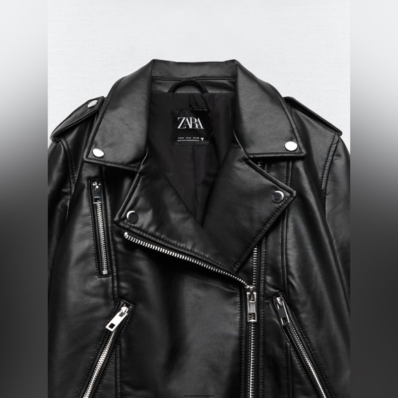 Zara Faux Leather Jacket NWT Size XS - Picture 7 of 14